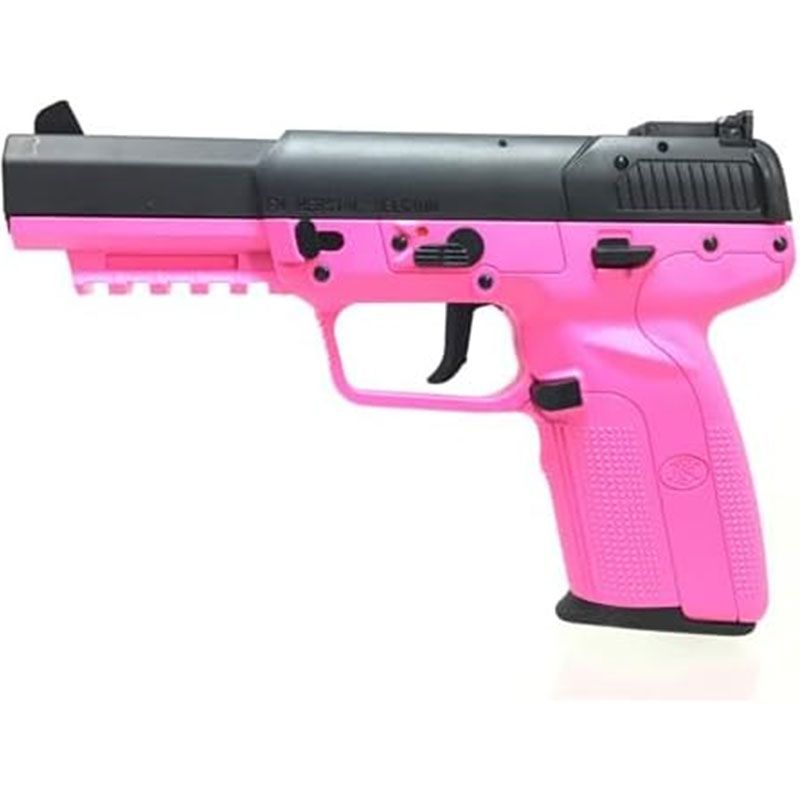 マルシン 6mmBB CO2ガスブローバック FN5-7 ファイブセブン アルミピストン Ver.2 ブラックスライド&ショックピンクフレーム