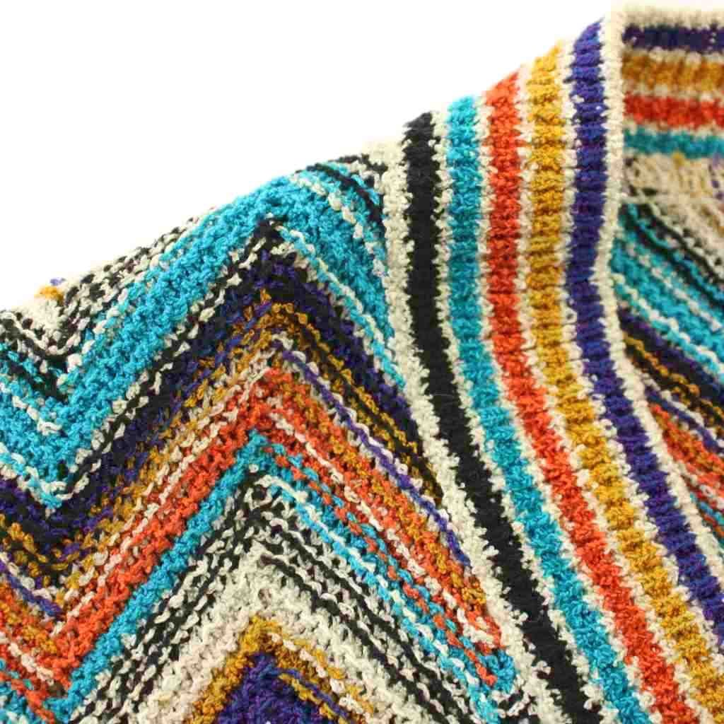 ミッソーニ MISSONI リネン混 カーディガン ニット 長袖 F マルチ