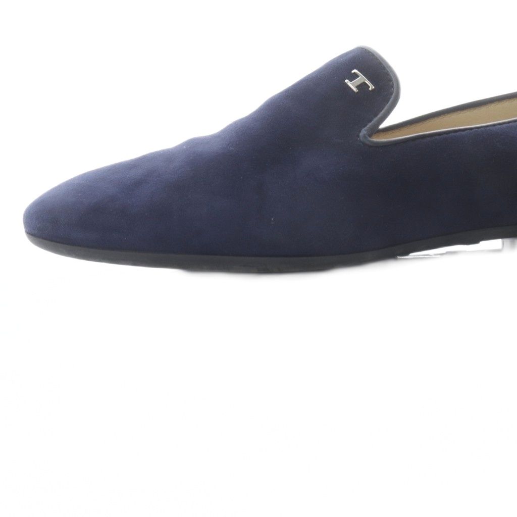 トッズ TOD'S スエード スリッポンローファー 39 紺 ネイビー - メルカリ