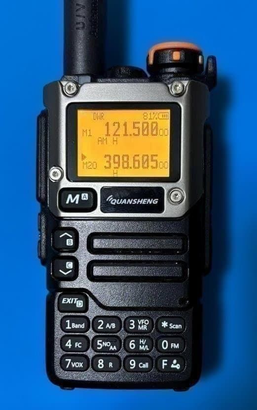メモリー1024ch仕様】広帯域受信機 UV-K5(8)（ 全国主要空港・自衛隊
