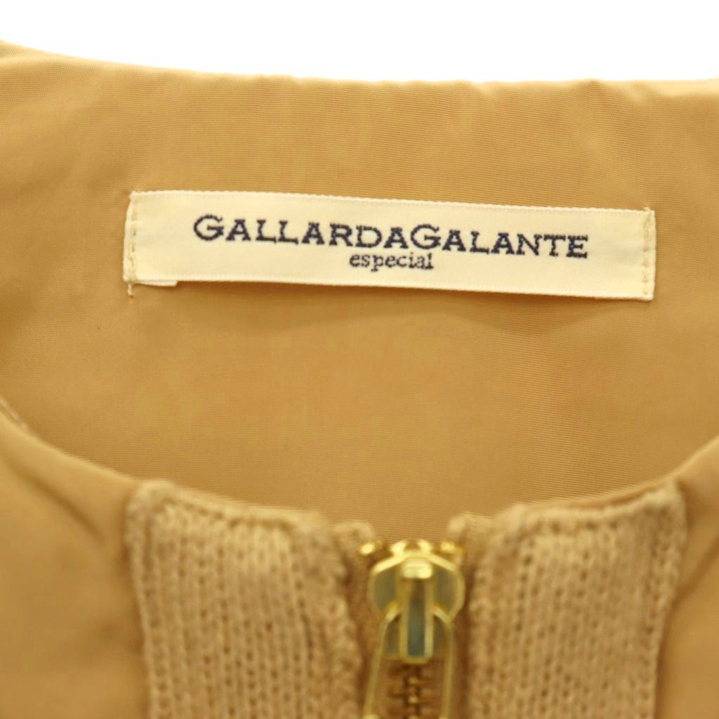 ガリャルダガランテ GALLARDAGALANTE ノーカラー ダウンジャケット