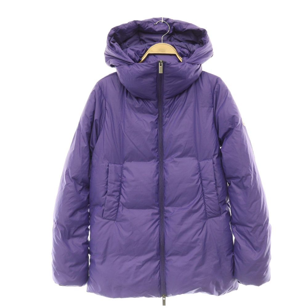 【値下げ可能】PYRENEX パープル ダウンジャケット　 Sサイズ ピレネックス Pyrenex Margaux ダウンジャケット フード ナイロン 34