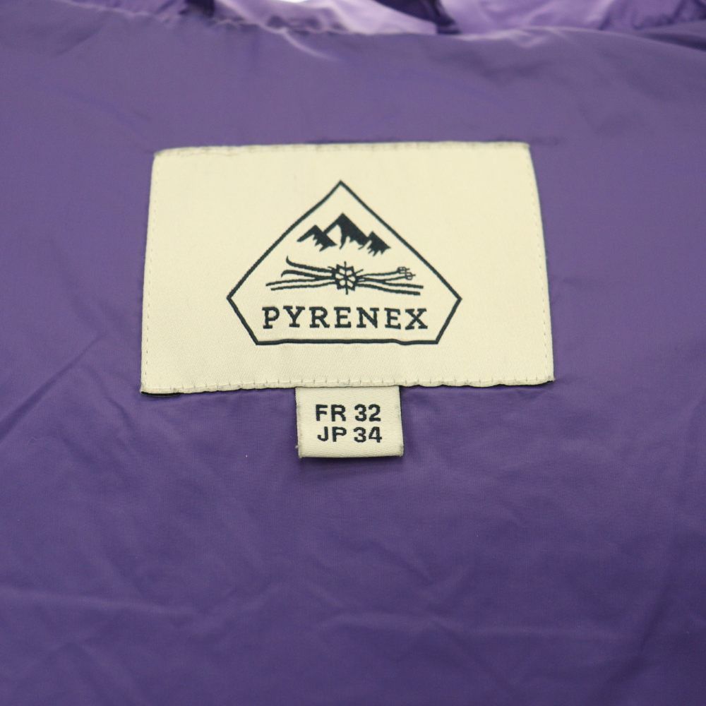 ピレネックス Pyrenex Margaux ダウンジャケット フード ナイロン 34 
