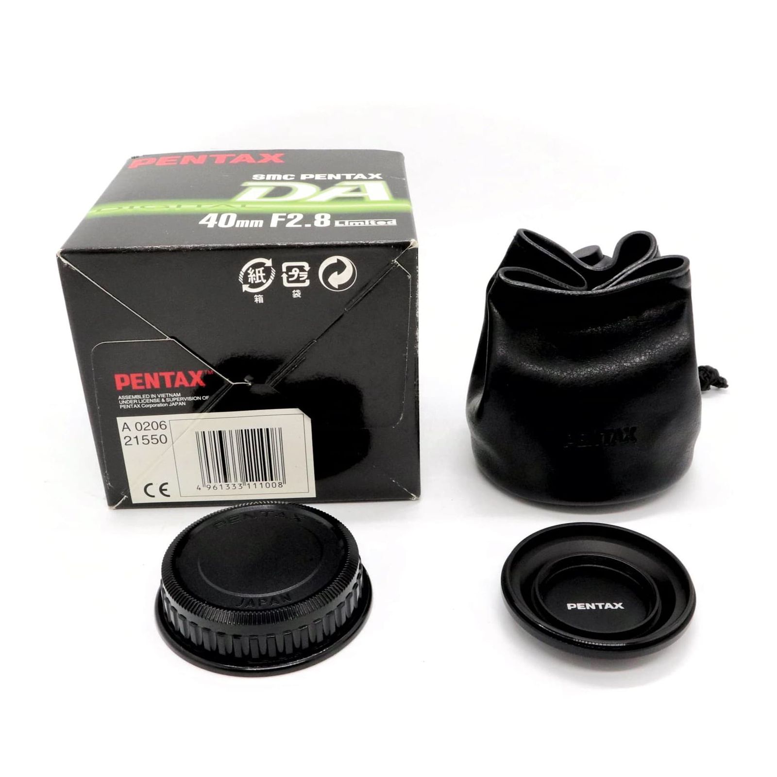 極上美品》 smc PENTAX-DA 40mm F2.8 Limited ブラック ペンタックス