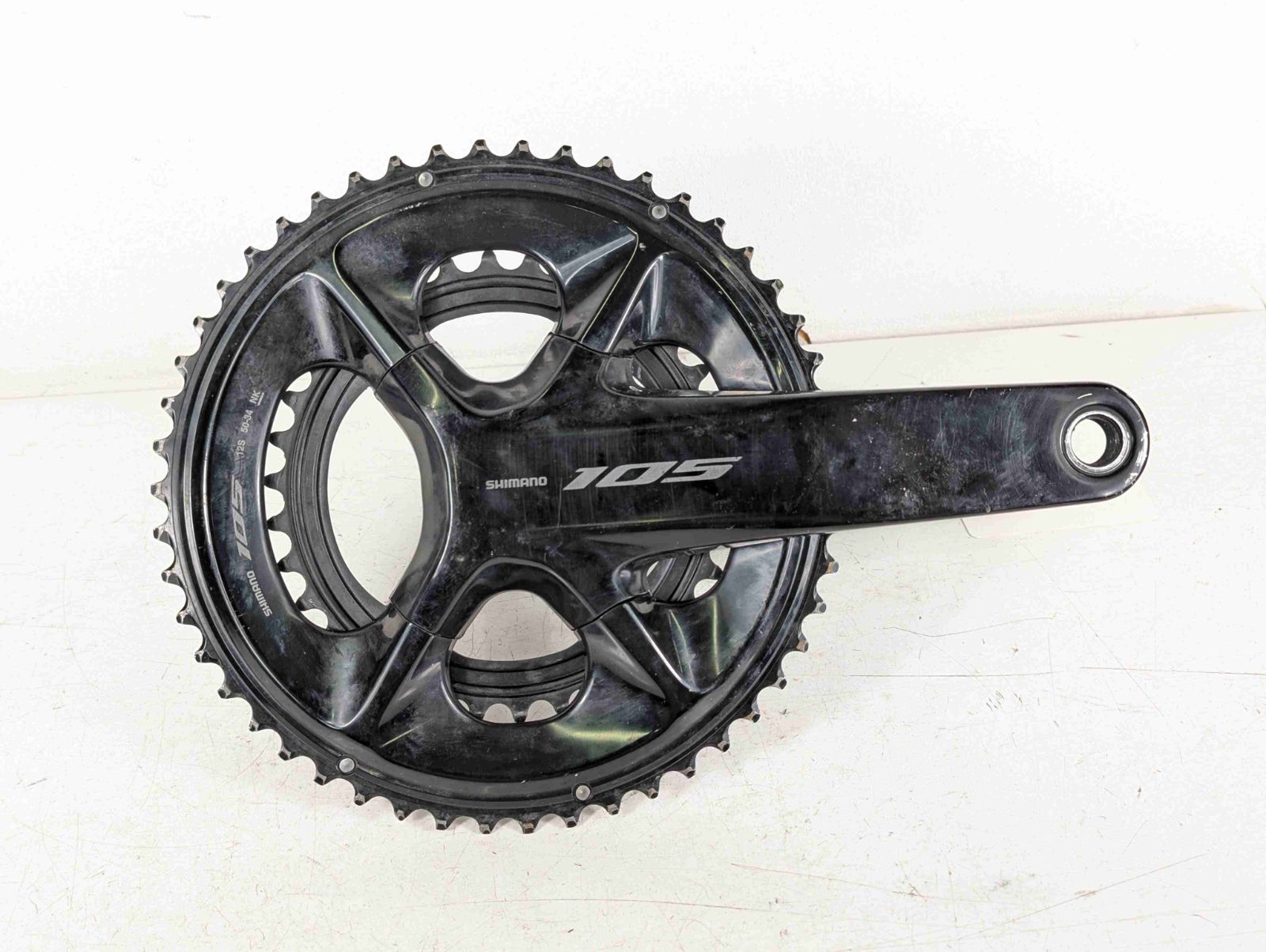 並品】Shimano シマノ 105 FC R7100 50-34t 170mm クランク FC260517H 