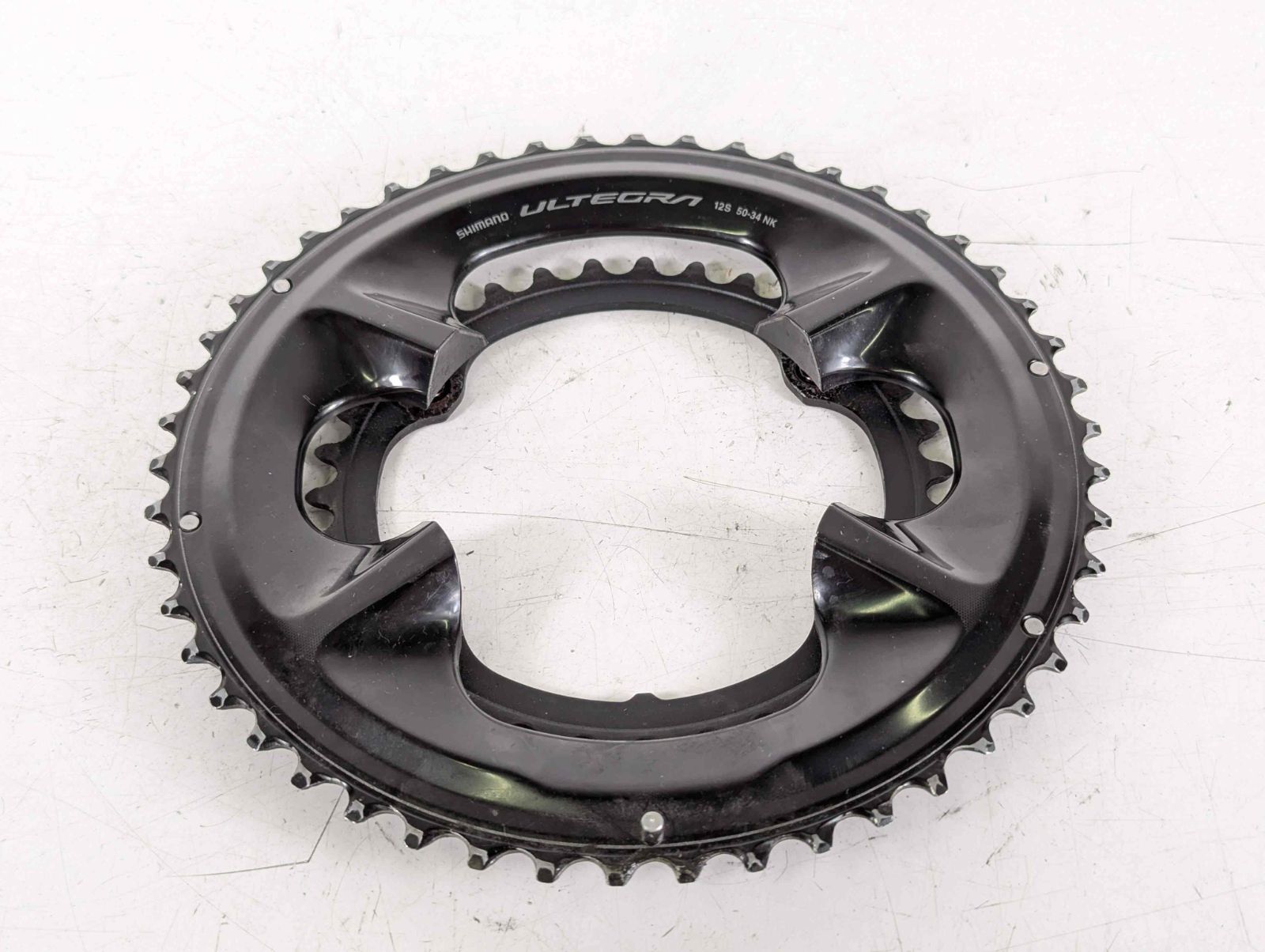 【並品】Shimano シマノ ULTEGRA 50t 34t 12s チェーンリング CR260517A