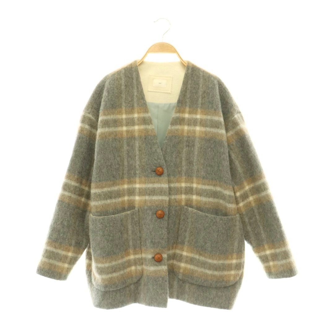 yori チェックオーバージャケット yori 2019 spring チェックオーバー 