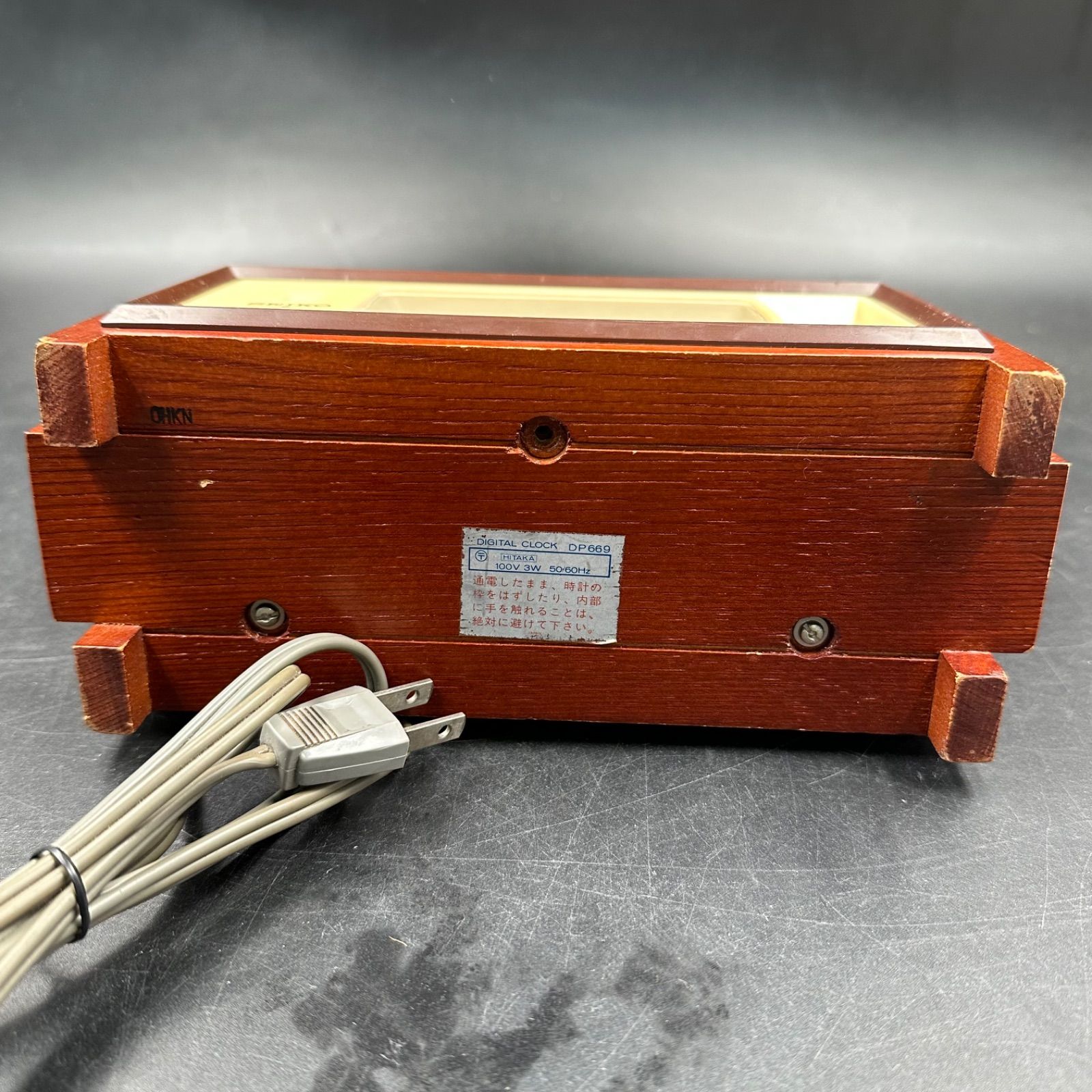 【昭和レトロ】SEIKO DP699 パタパタ時計【木枠】　フリップ式　セイコー 昭和レトロ】SEIKO DP699 パタパタ時計【木枠】 フリップ式 セイコー