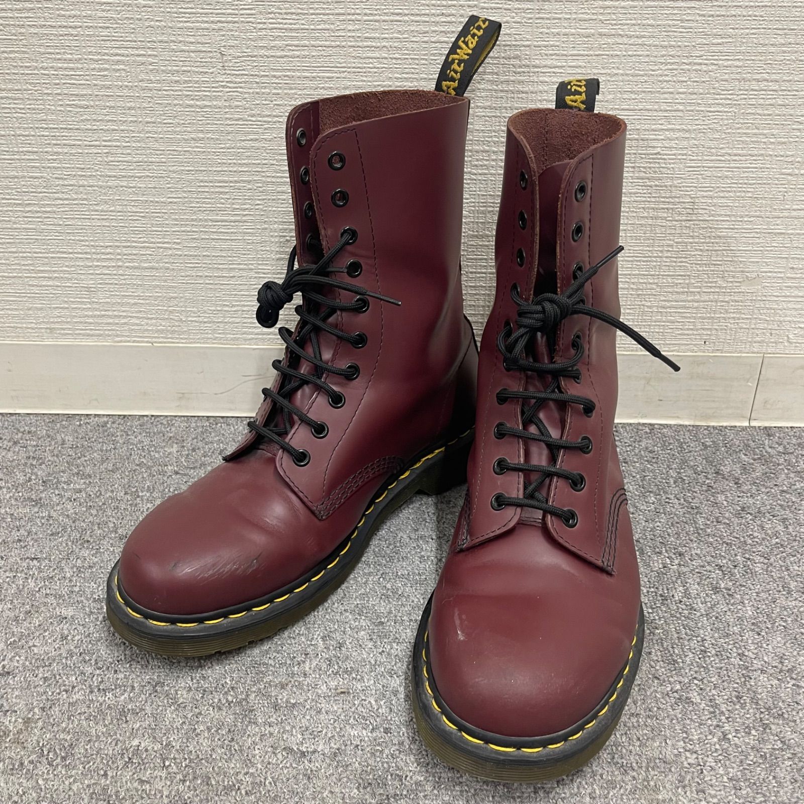 NPA】UK9 Dr.Martens ドクターマーチン 10ホールブーツ チェリーレッド