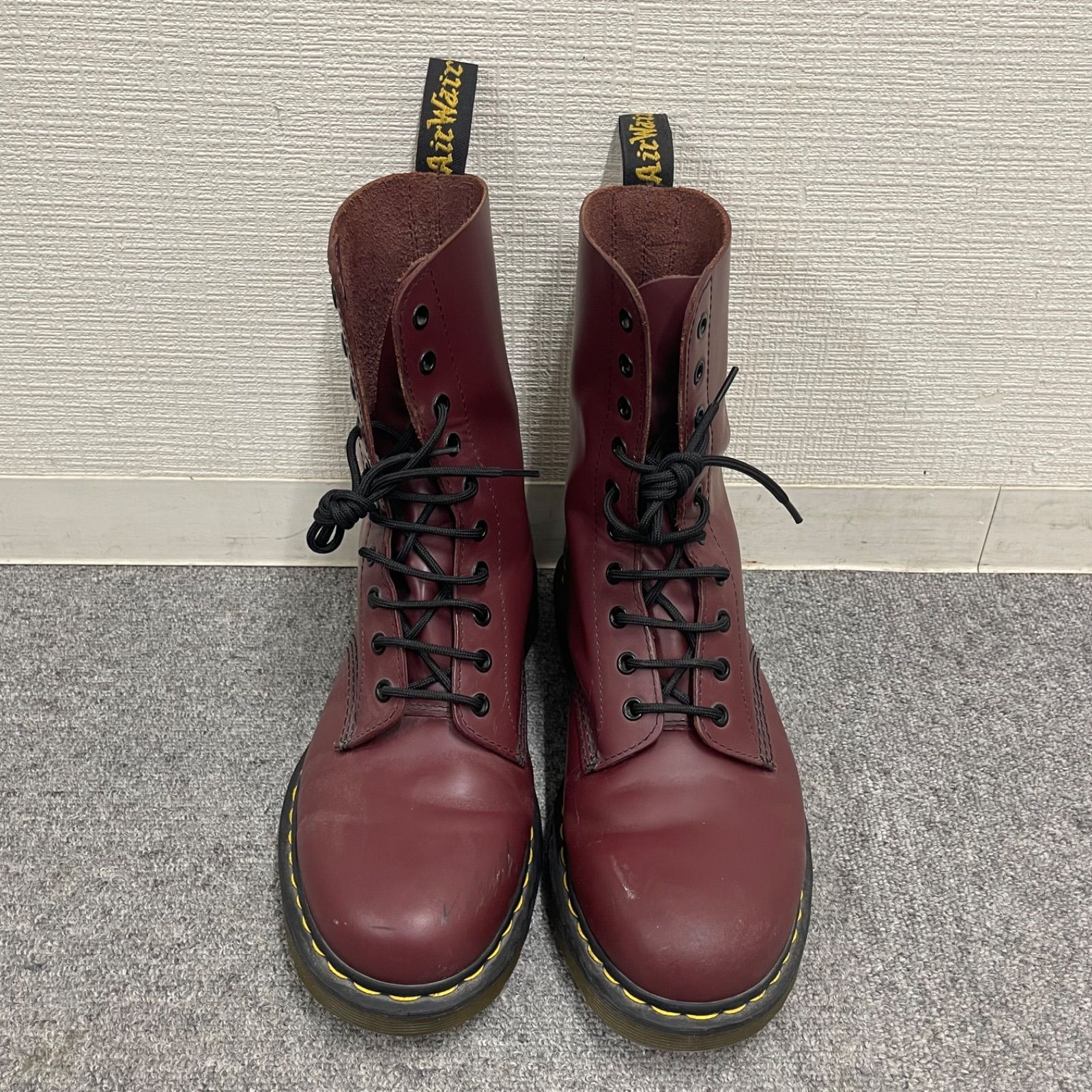 NPA】UK9 Dr.Martens ドクターマーチン 10ホールブーツ チェリーレッド
