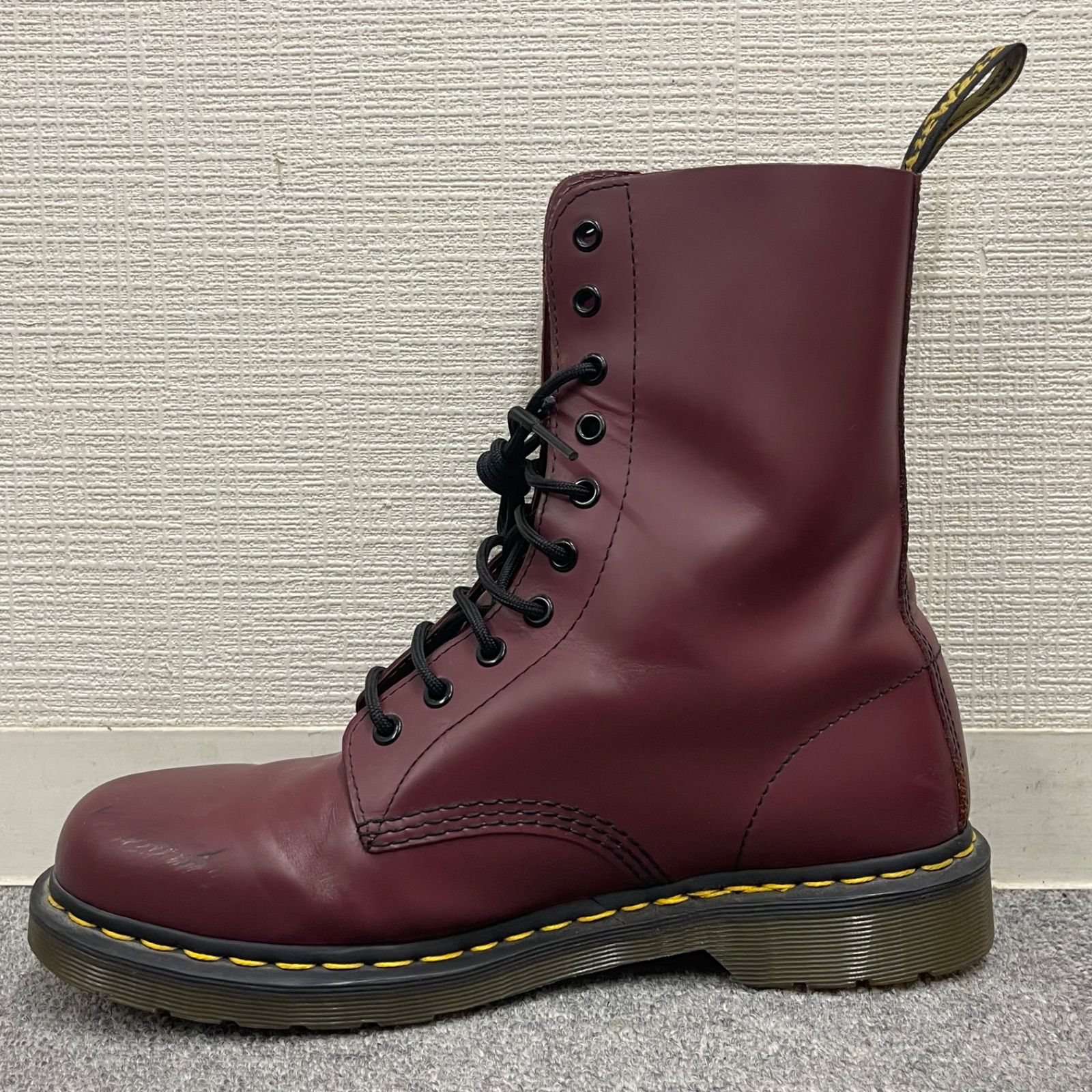 NPA】UK9 Dr.Martens ドクターマーチン 10ホールブーツ チェリーレッド