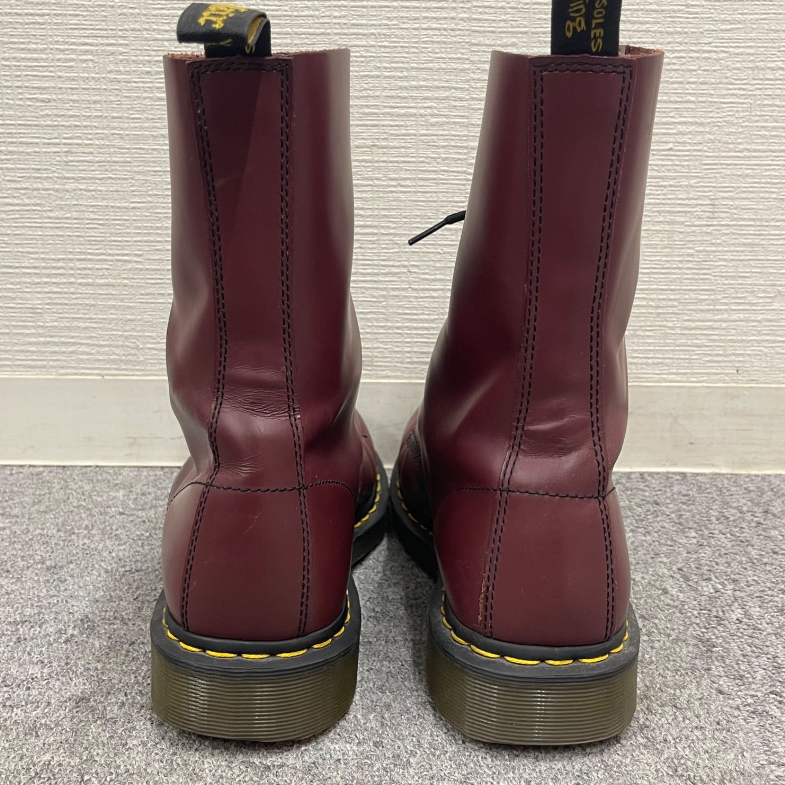 NPA】UK9 Dr.Martens ドクターマーチン 10ホールブーツ チェリーレッド