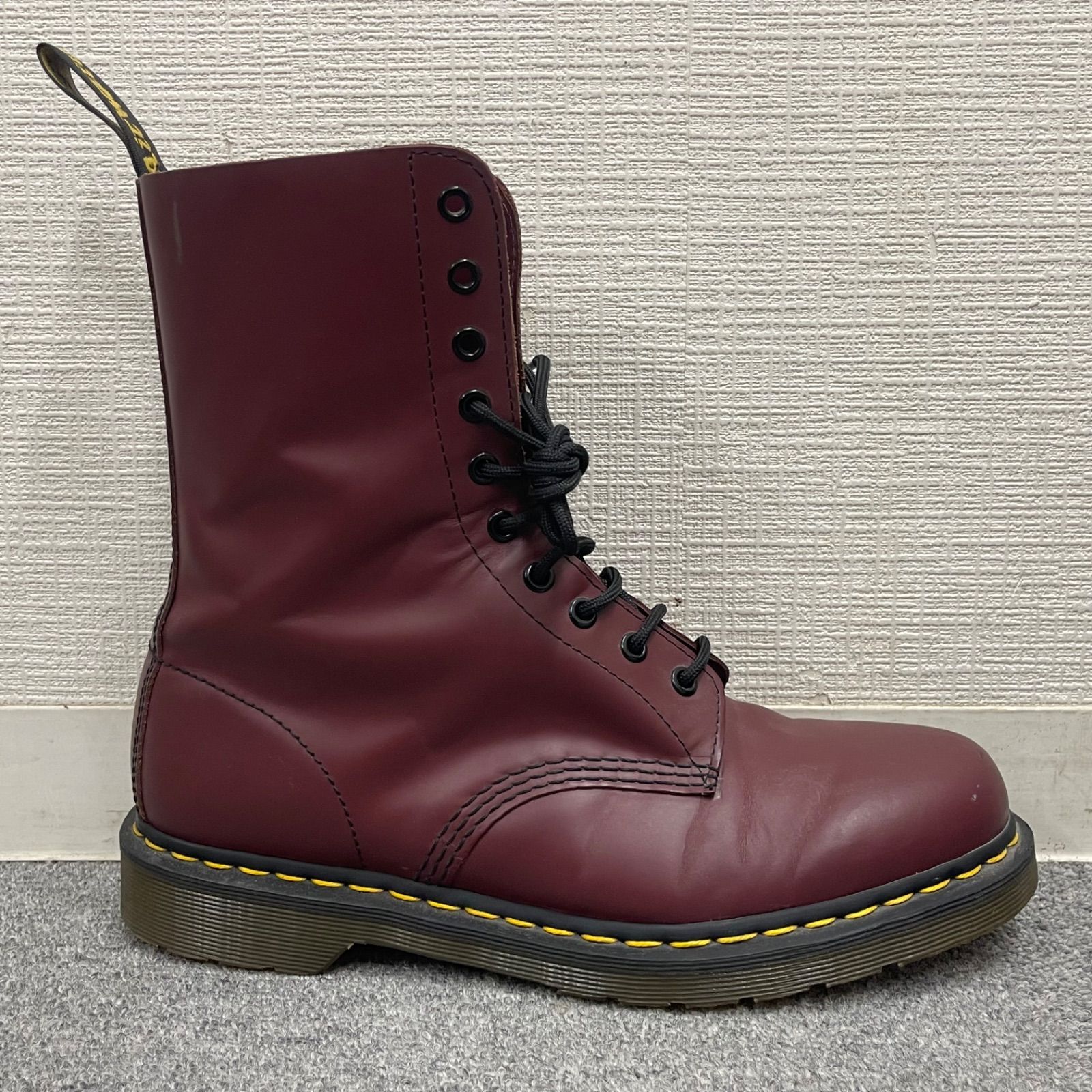 NPA】UK9 Dr.Martens ドクターマーチン 10ホールブーツ チェリーレッド