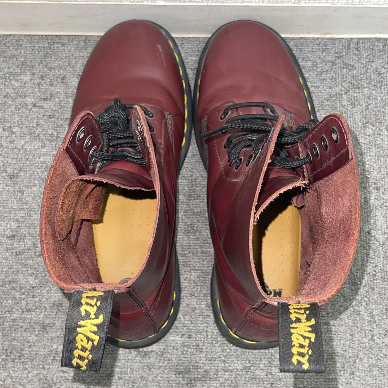 NPA】UK9 Dr.Martens ドクターマーチン 10ホールブーツ チェリーレッド