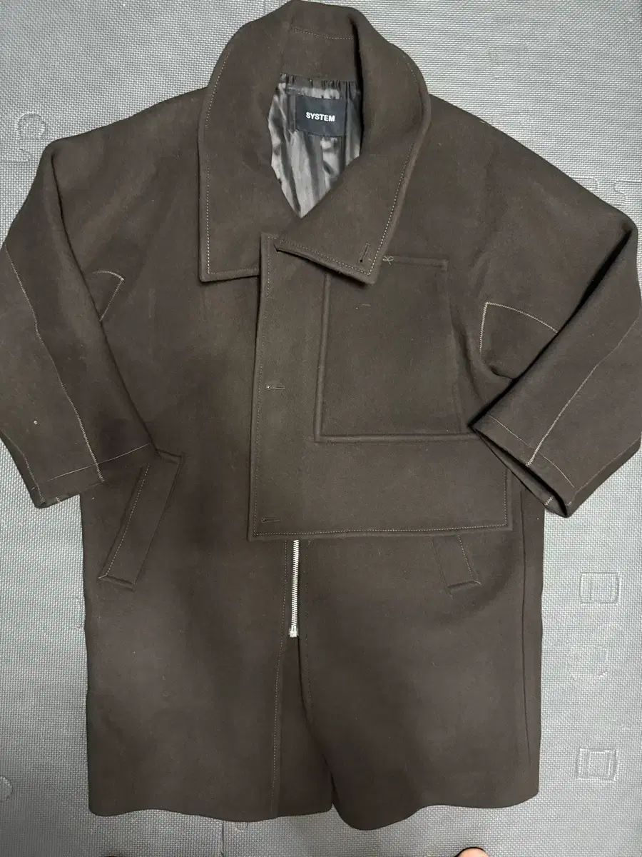 ハンサム システムオム 21SS ウール カシミア ブレンドコート
