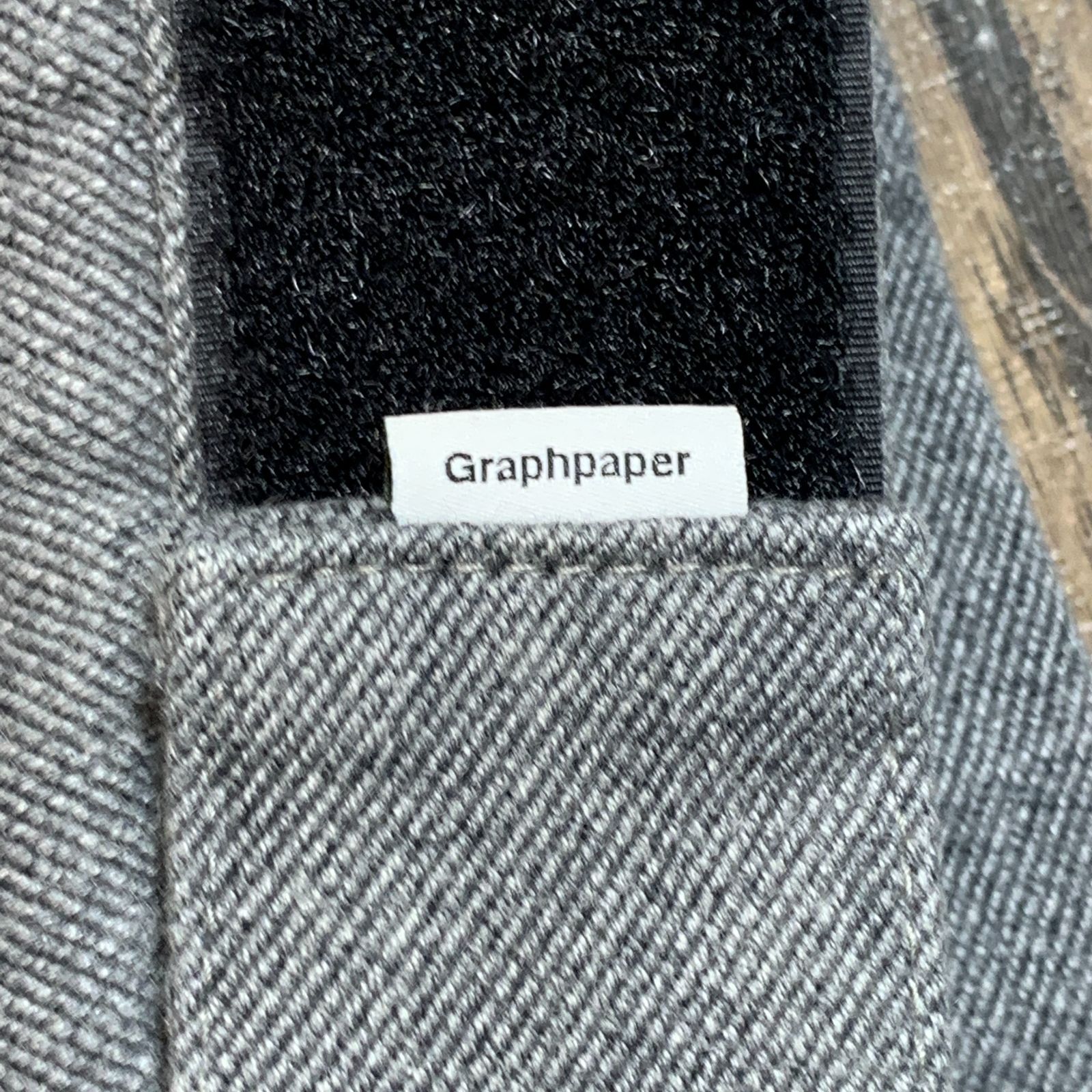むつ76-052202】Graphpaper COLORFAST DENIM BAGGY CHEF PANTS GM211 