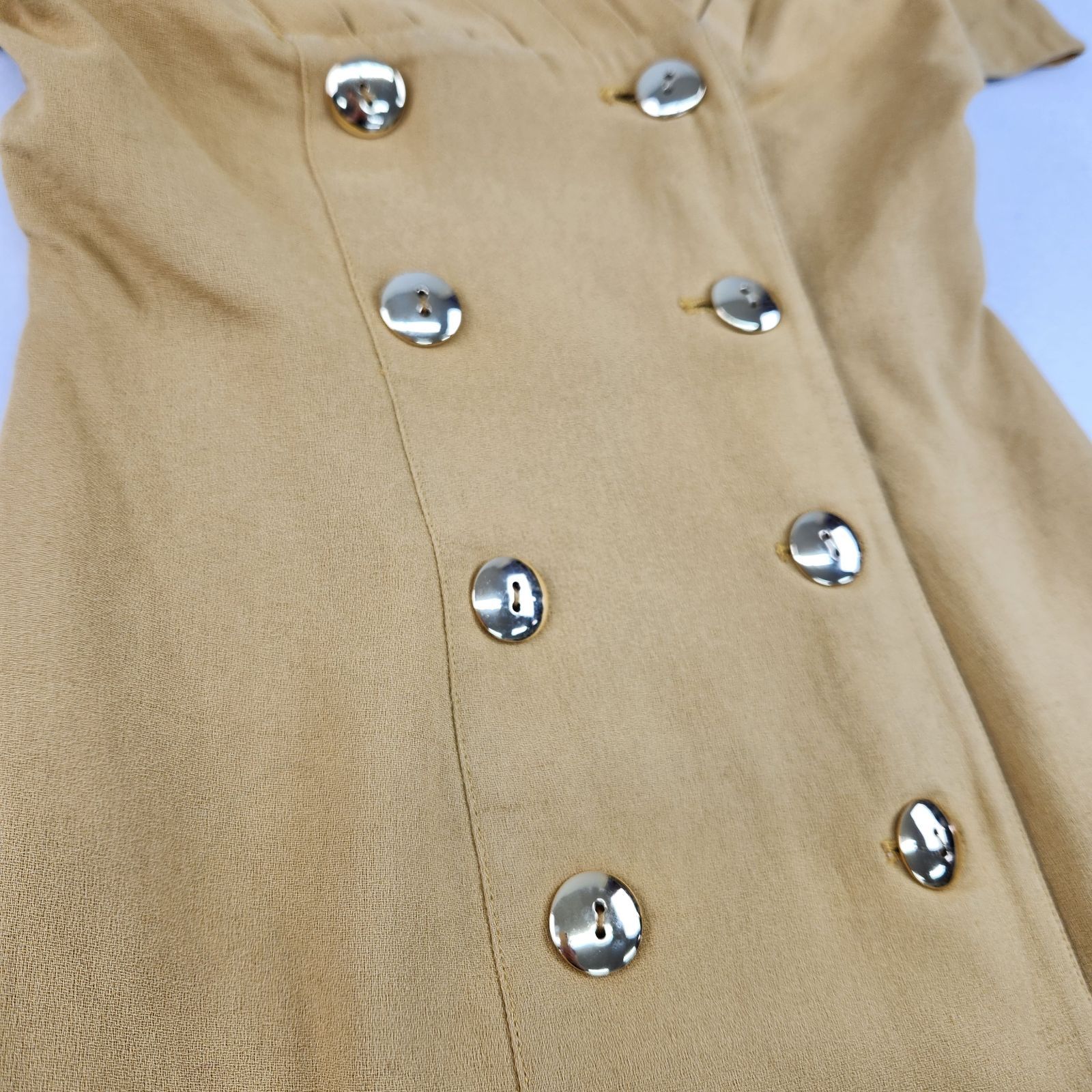 Christian Dior ワンピース ディオール Miss Dior 金ボタン ドレス M 