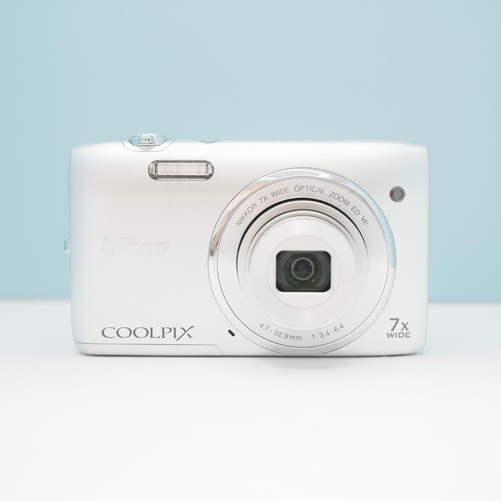 【動作確認済】Nikon Coolpix S3500　スマホ転送OK　フルセット Nikon COOLPIX S3500 デジカメ スマホ転送OK フルセット 美品 a6591