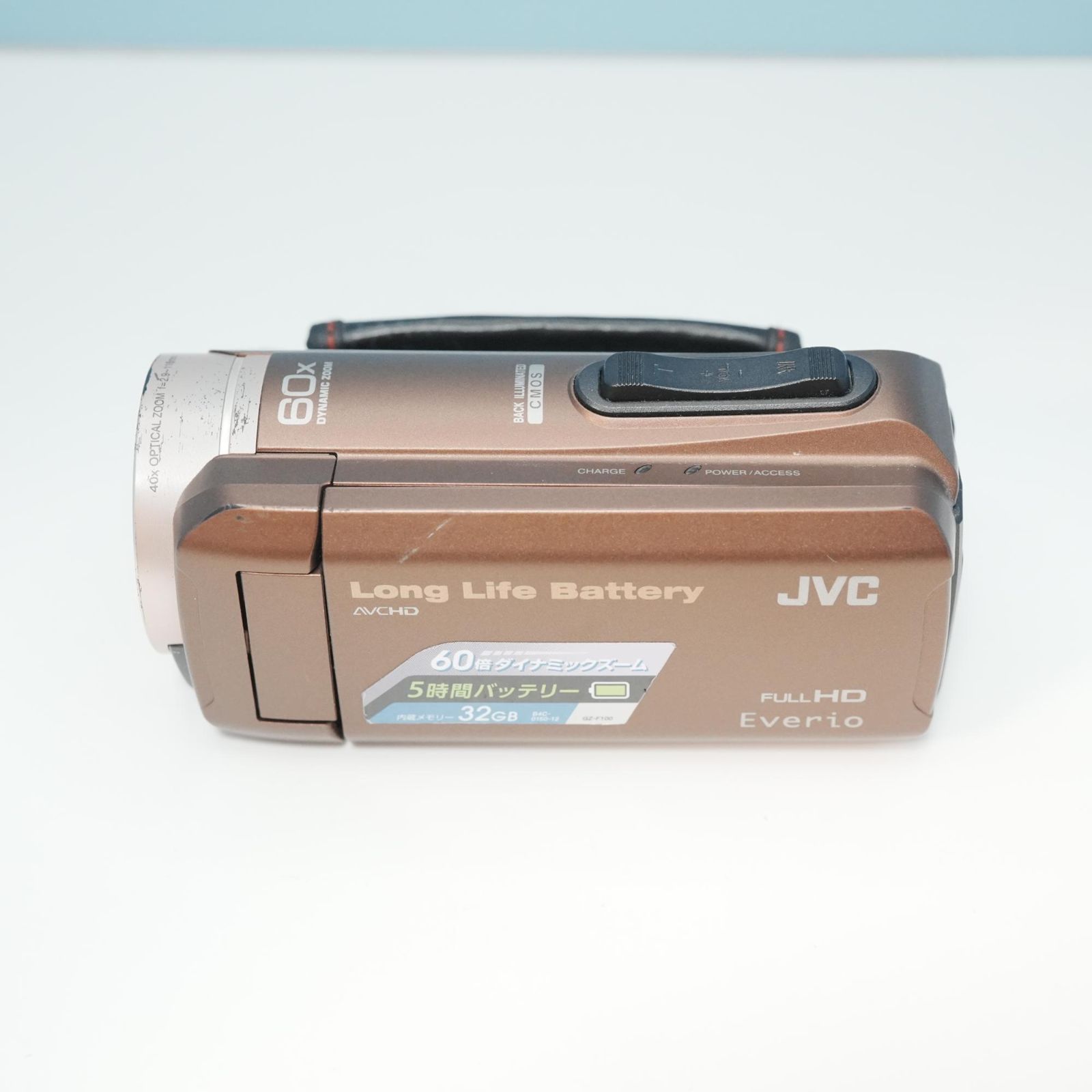 JVC Everio GZ-F100-T ビデオカメラ スマホ転送OK フルセット 美品
