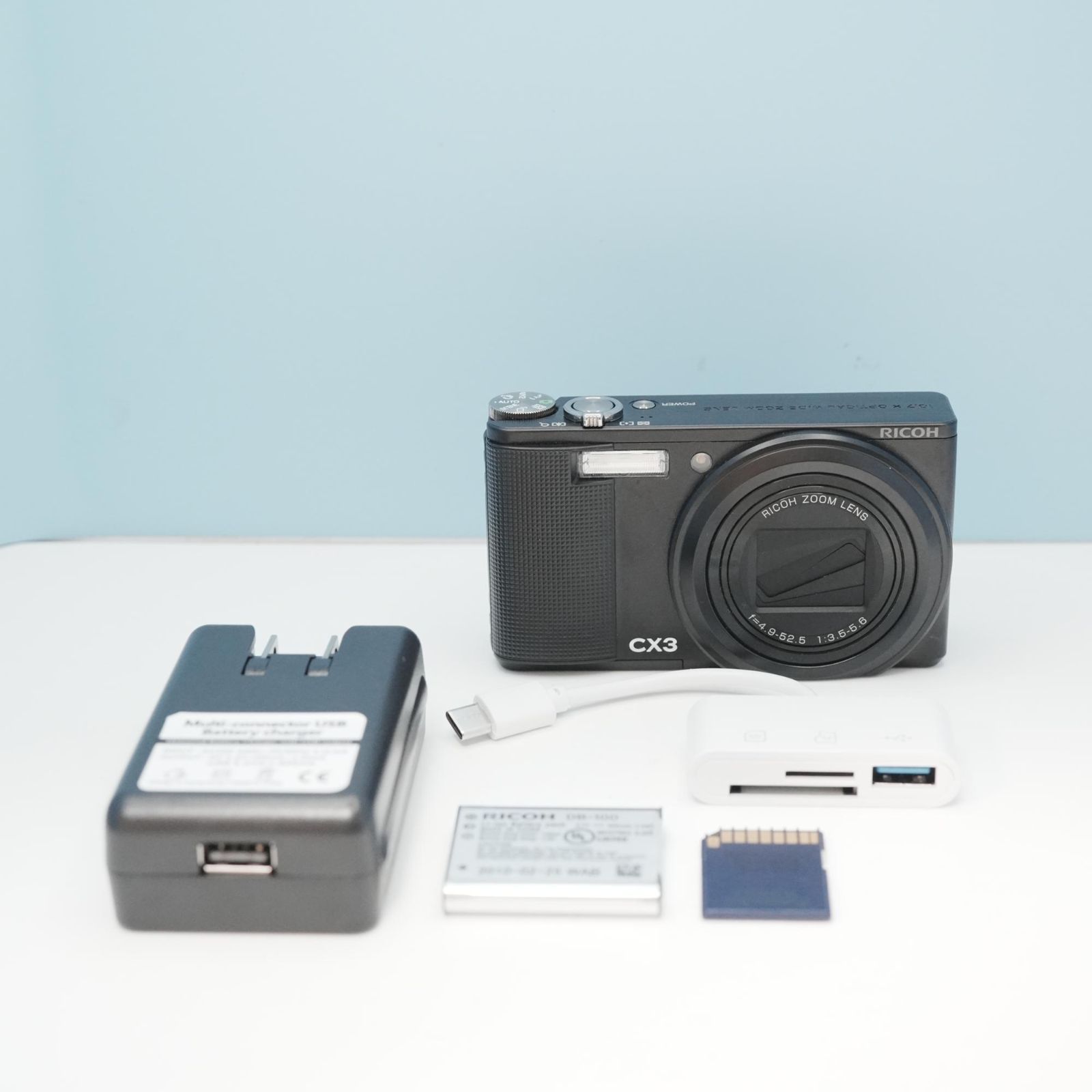 【スマホ転送OK】リコー RICOH CX3 コンパクトデジタルカメラ RICOH CX3 デジカメ スマホ転送OK フルセット 美品 a6546 - メルカリ