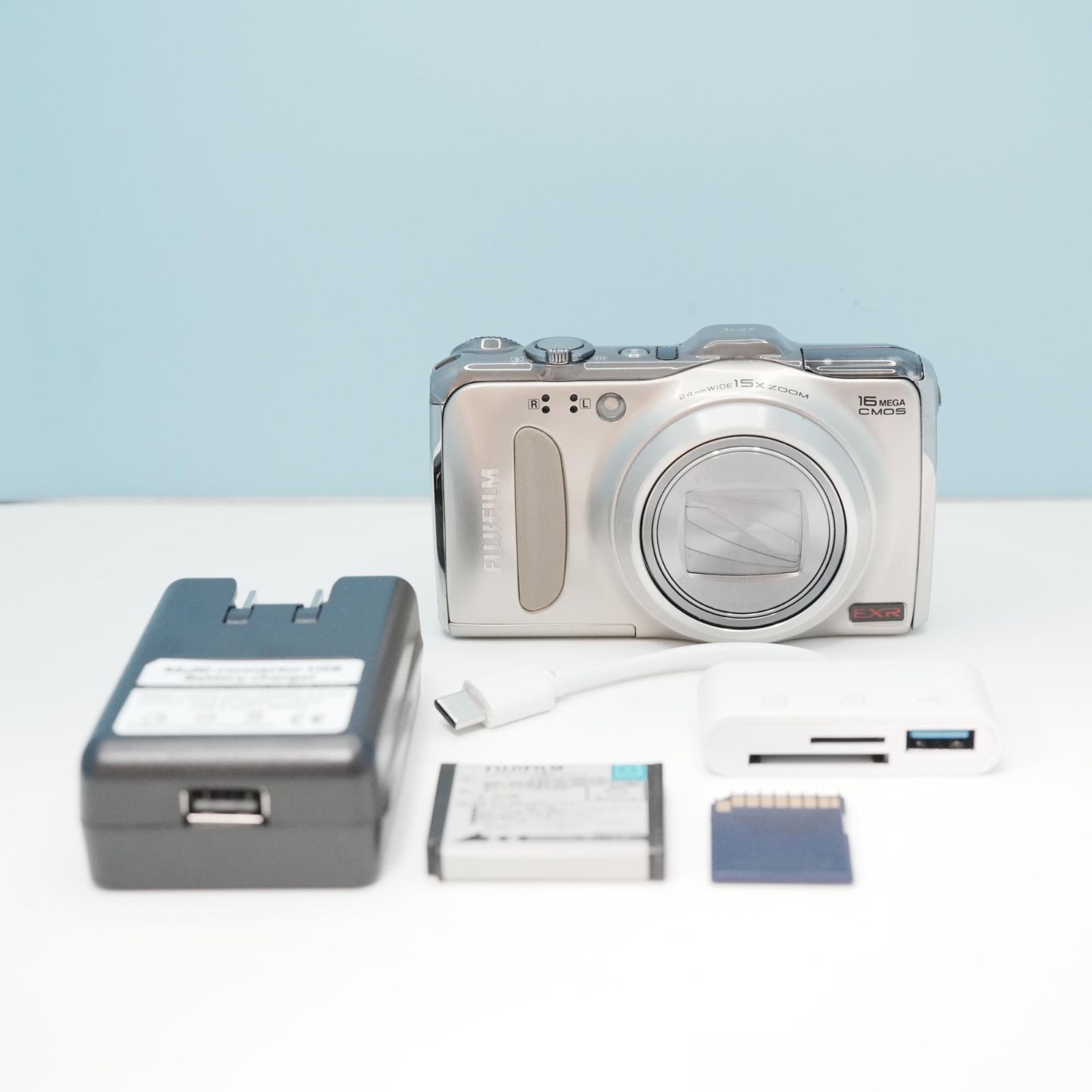 ■美品■ FUJIFILM FINEPIX F600EXR 《 スマホ転送可能 FUJIFILM FINEPIX F600EXR デジカメ スマホ転送OK フルセット 美品