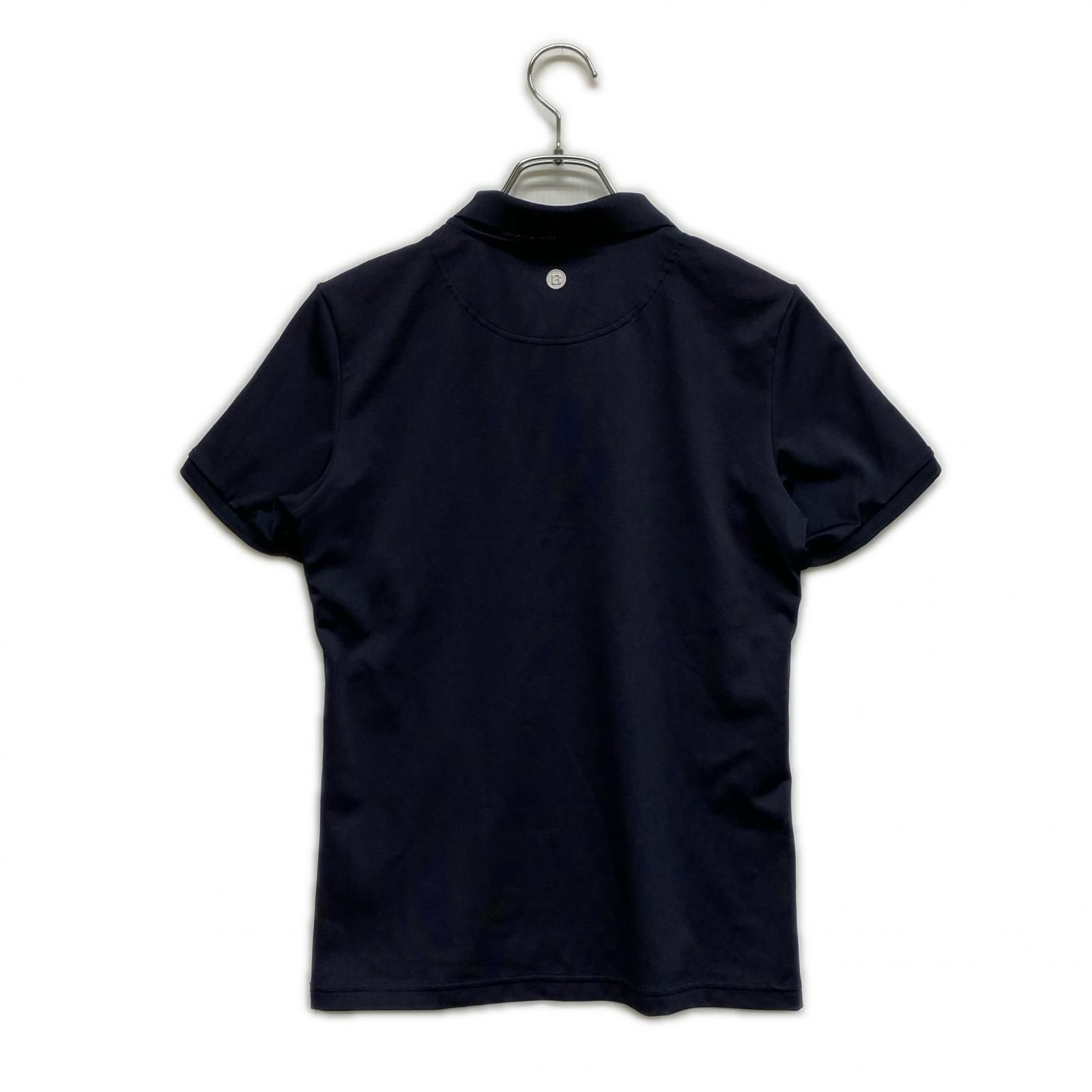 中古 レディース ブリーフィング BRIEFING 半袖ポロシャツ S 紺