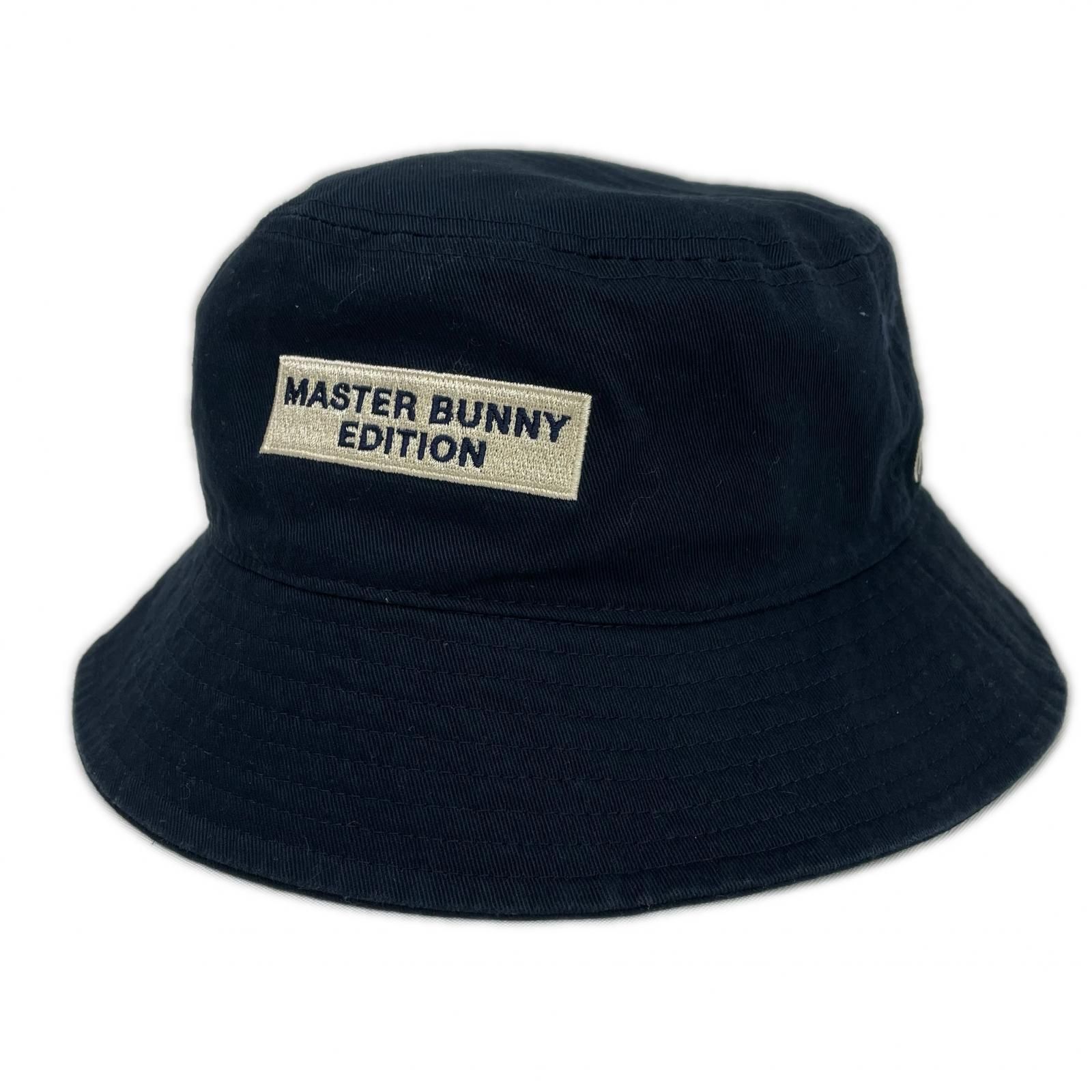 中古 マスターバニーエディション MASTER BUNNY EDITION バケットハット フリー ネイビー ボックスロゴ