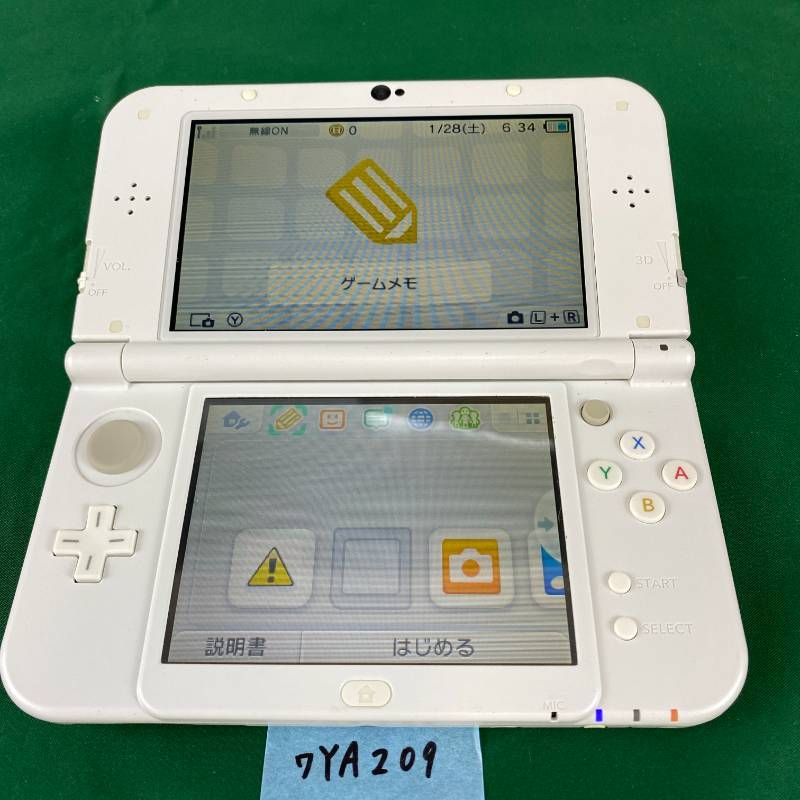 ◇ワYA209【上下IPS液晶】Newニンテンドー3DSLL パールホワイト 本体