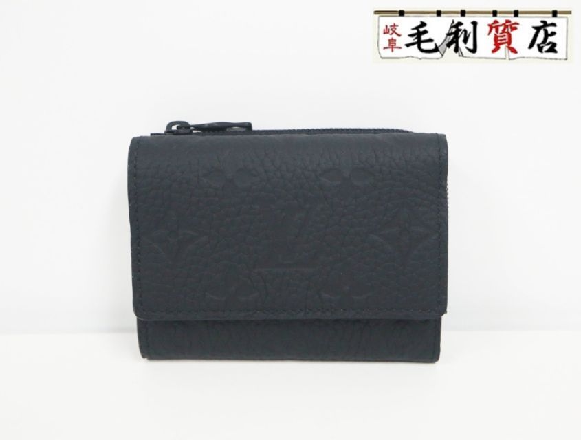 ルイヴィトン LOUIS VUITTON ポルトフォイユ パイロット M82556 モノグラム トリヨン レザー 美品 財布