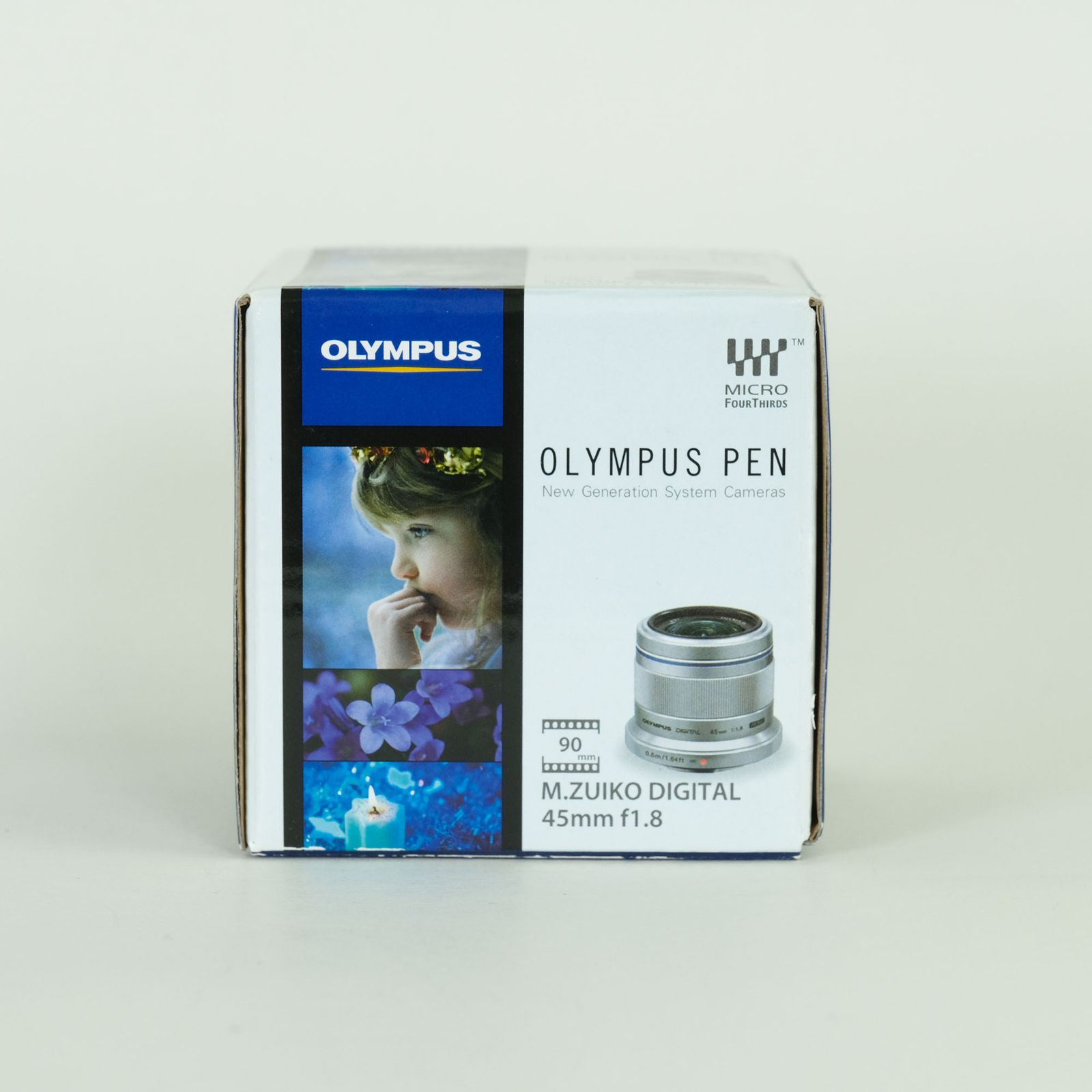 箱•PLフィルター付 OLYMPUS M.ZUIKO45mm F1.8 シルバー 良品] OLYMPUS M.ZUIKO DIGITAL 45mm F1.8 [シルバー] | マイクロ