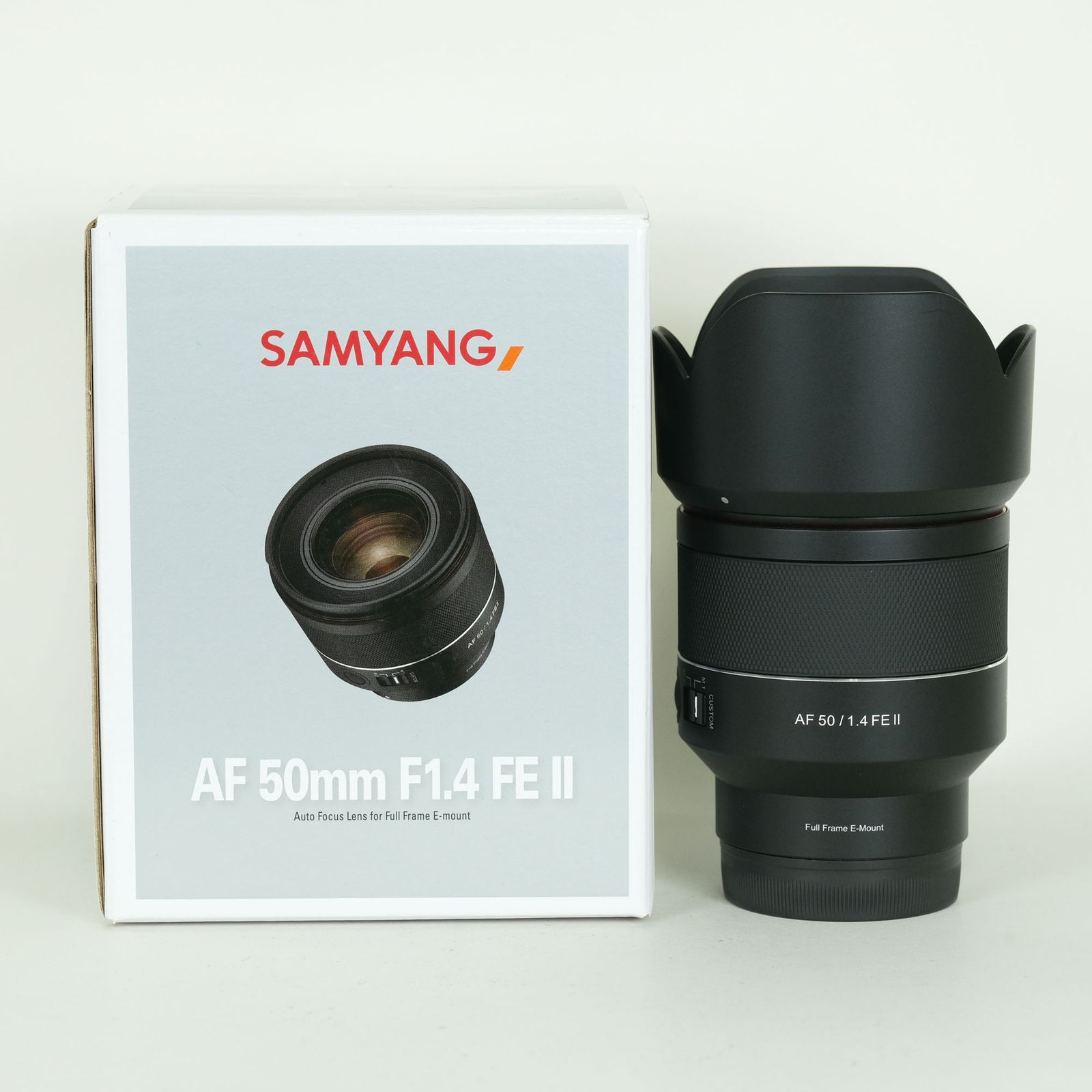中古 SAMYANG AF 50mm F1.4 FE II ソニーEマウント 美品] SAMYANG AF 50mm F1.4 FE II （ソニーE用） | SONY Eマウント