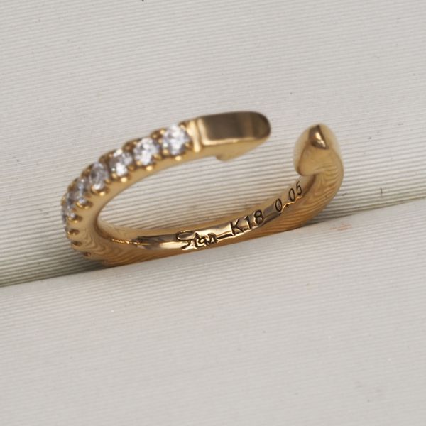 スタージュエリー イヤリング ダイヤ ダイヤモンド 0.05ct イヤーカフ