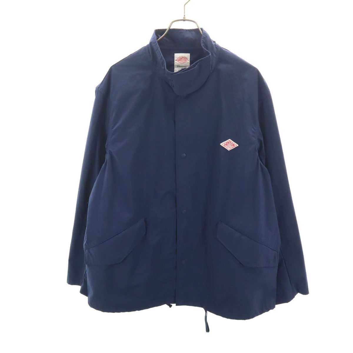 Danton ダントン 日本製 ナイロンジャケット 42 ネイビー メンズ 古着