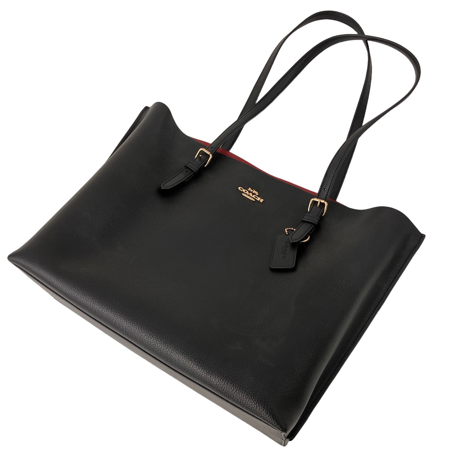 未使用 COACH コーチ モリートートバック1671 COACH コーチ 1671 モリー トート レザー トートバッグ 中古 良好