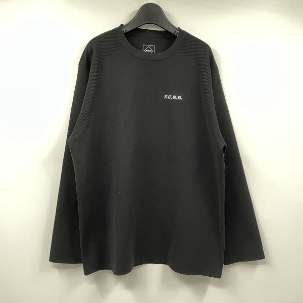 低価，限定セール 【中古】F.C.Real Bristol TECH KNIT CREWNECK TOP