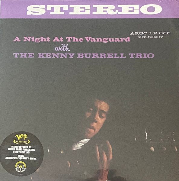 LP Kenny Burrell Trio A Night At The Vanguard (180g) LP655 Argo 未開封 /00260