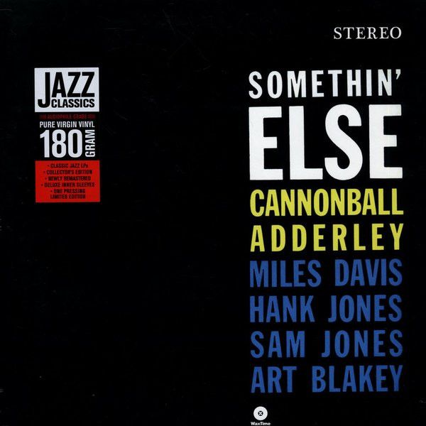LP Cannonball Adderley Somethin Else (180g) 771706 WaxTime 未開封