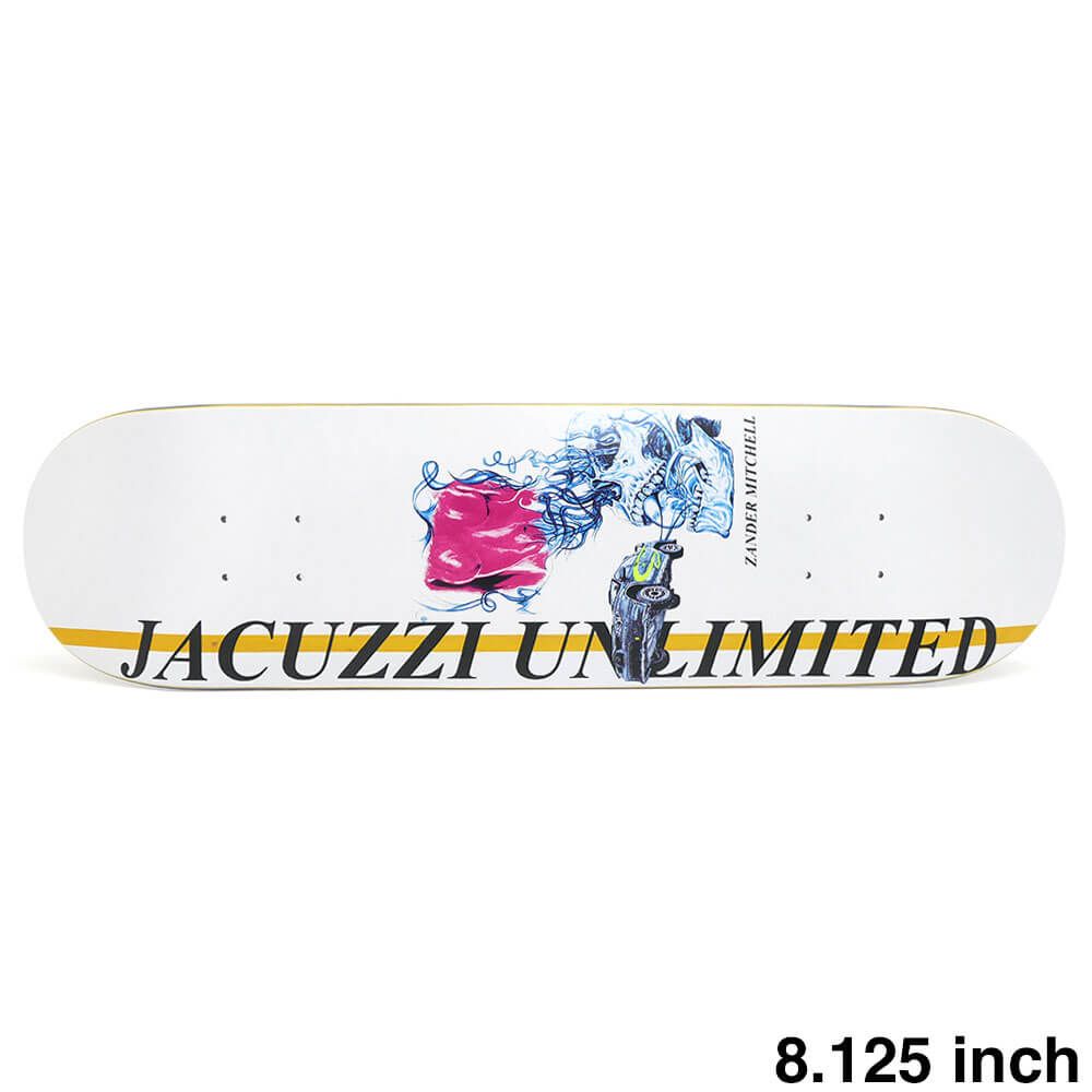 JACUZZI DECK ジャグジー デッキ ZANDER MITCHELL RACE CAR 8.125 EPOXY 7　スケートボード スケボー