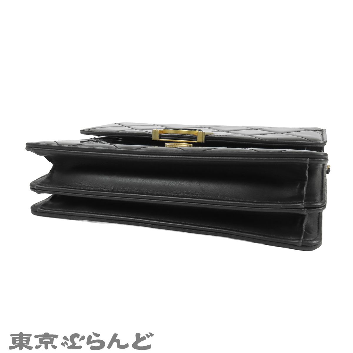 シャネル CHANEL トップハンドル フラップバッグ AS4184 ブラック 黒