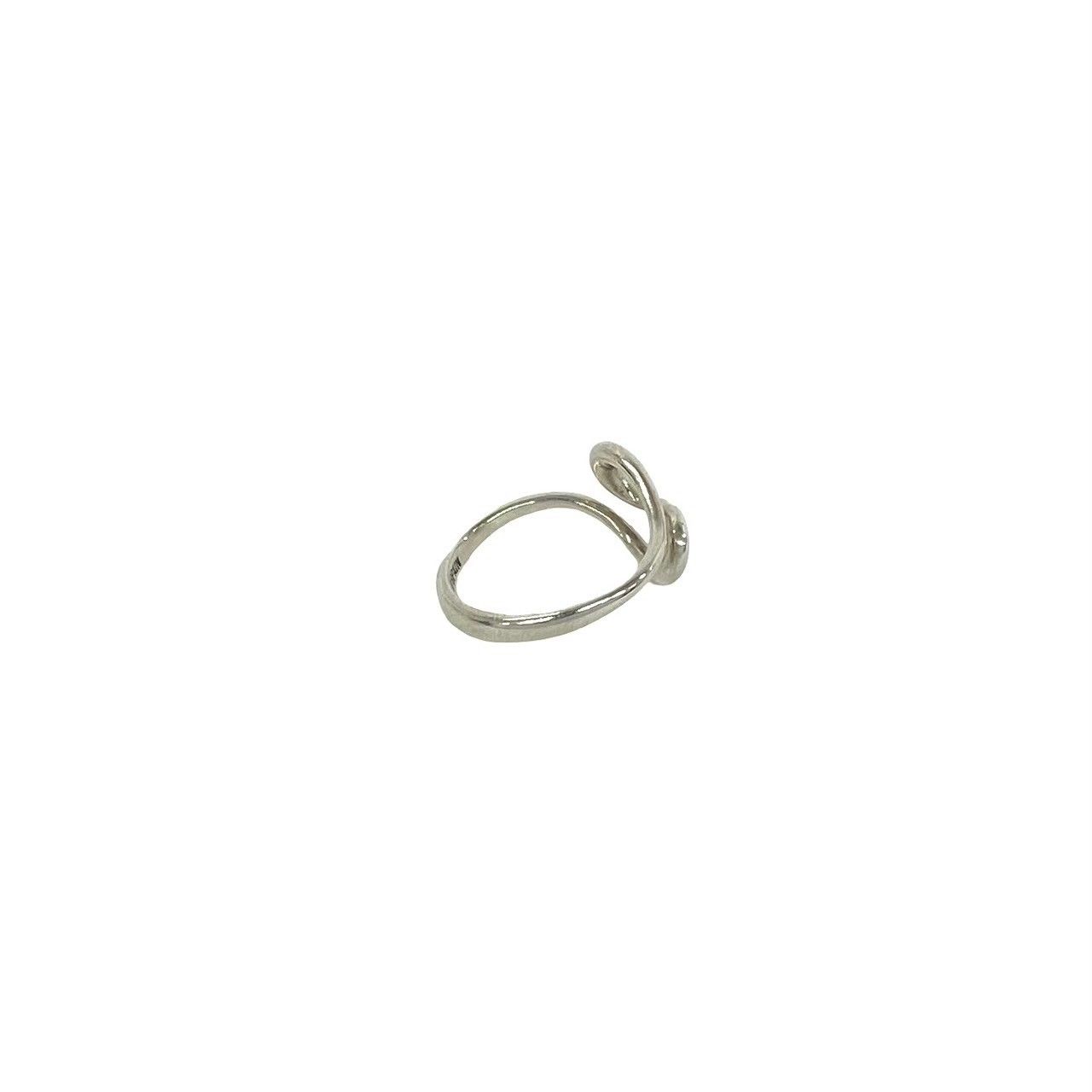 極 美品 TIFFANY&Co. ティファニー オープン ウェーブ リング シルバー
