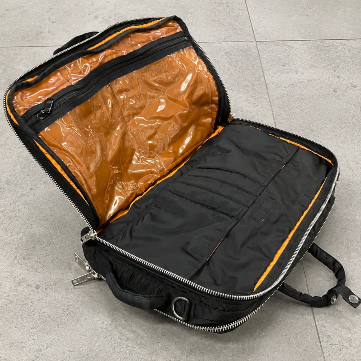 美品】PORTER タンカー 3WAY ブリーフケース ブラック リュック可 大