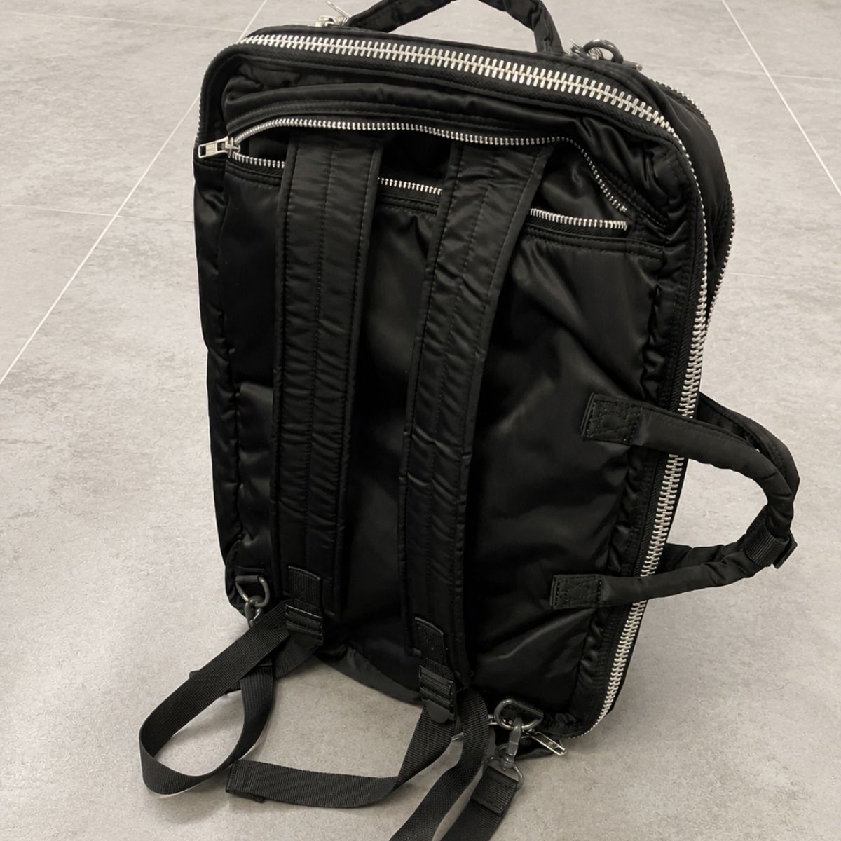 美品】PORTER タンカー 3WAY ブリーフケース ブラック リュック可 大