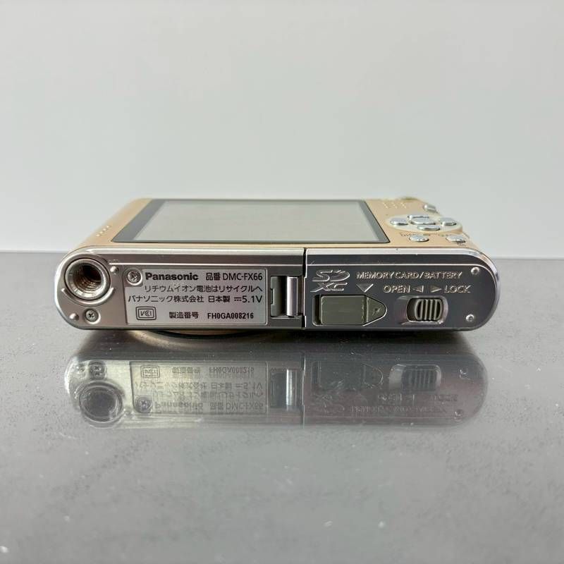 動作品】 Panasonic LUMIX DMC-FX66 GOLD パナソニック ルミックス