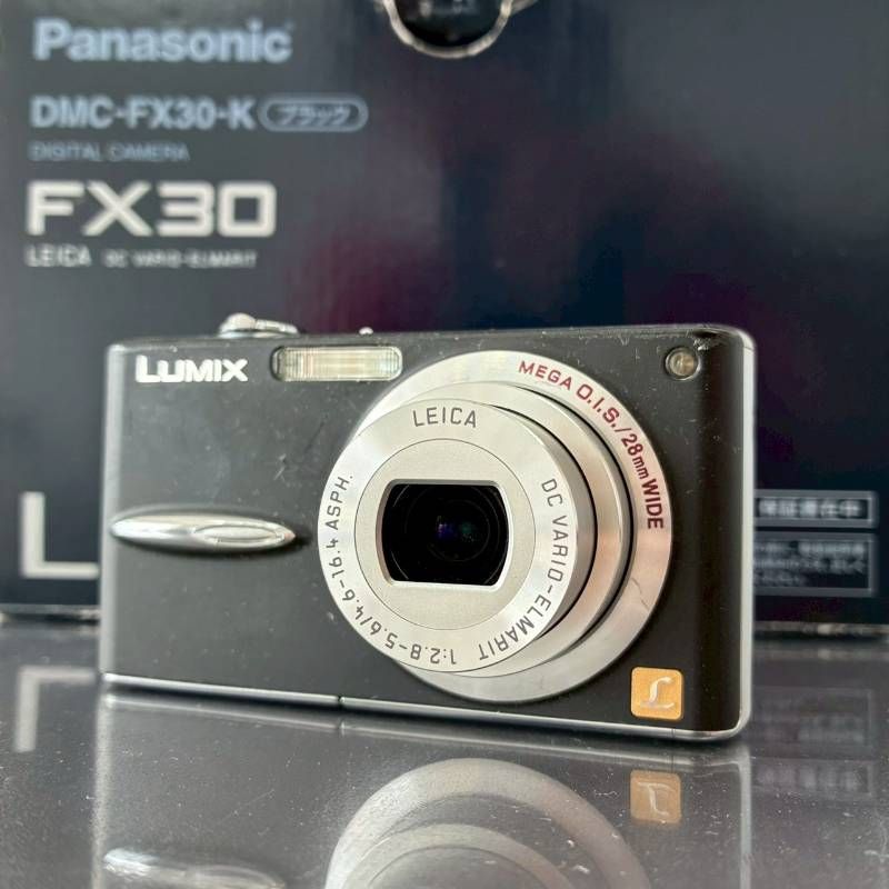 動作品】 Panasonic LUMIX DMC-FX30 Black パナソニック ルミックス