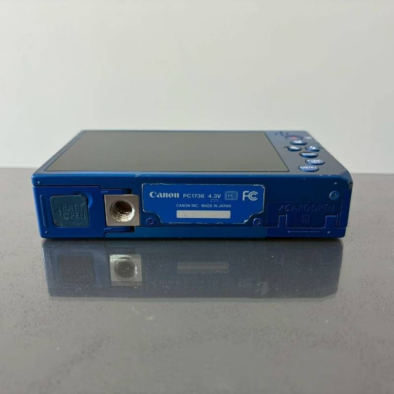 動作品】 Canon IXY3 PC1736 Blue キャノン イクシー コンパクト