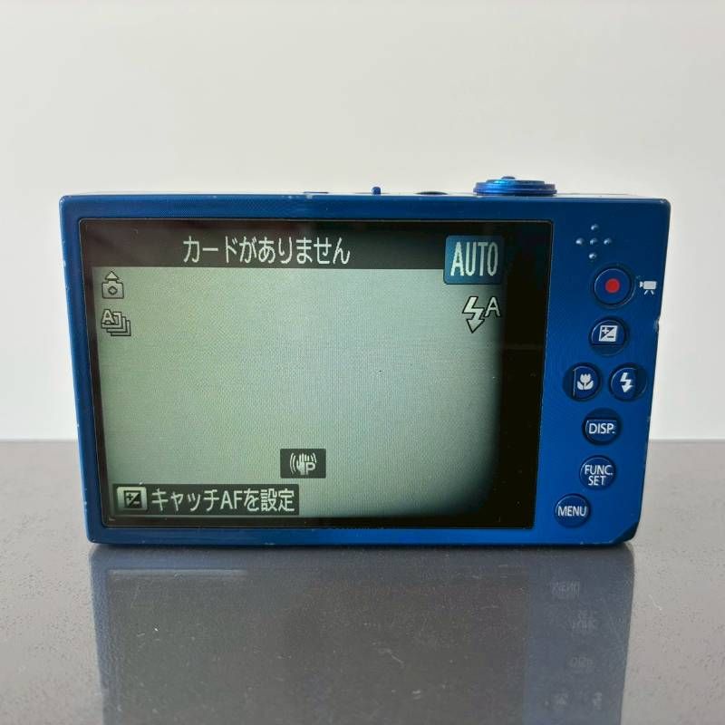 動作品】 Canon IXY3 PC1736 Blue キャノン イクシー コンパクト