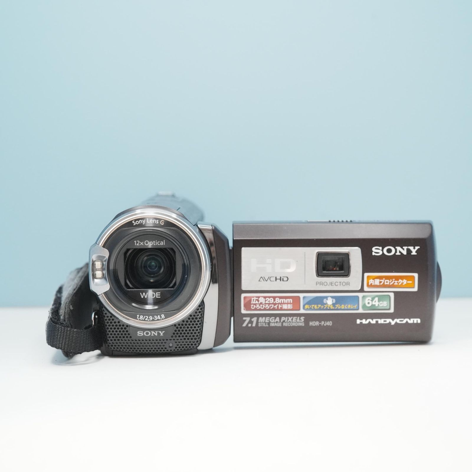 SONY HDR-PJ40V ビデオカメラ スマホ転送OK フルセット 美品 a6598