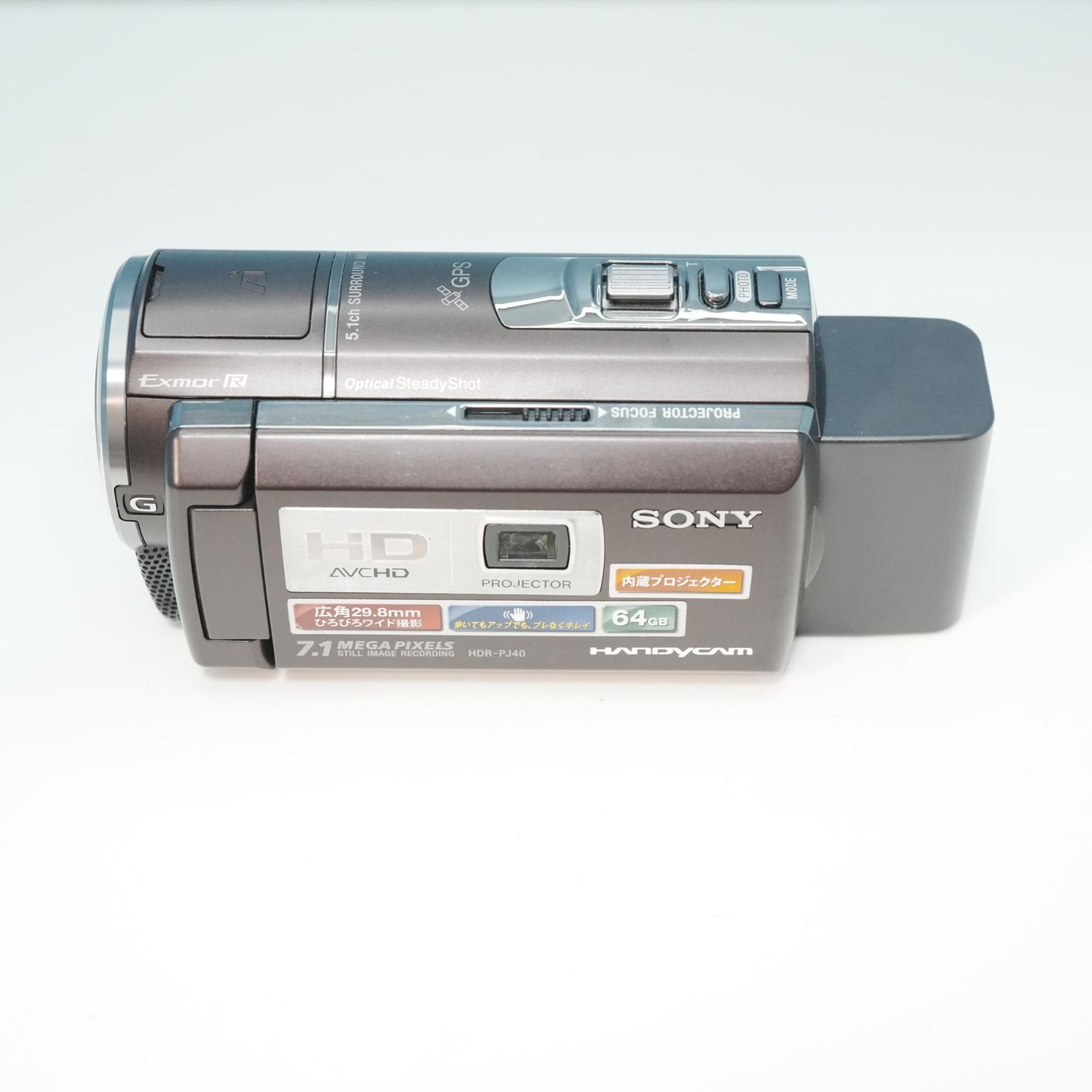 SONY HDR-PJ40V ビデオカメラ スマホ転送OK フルセット 美品 a6598
