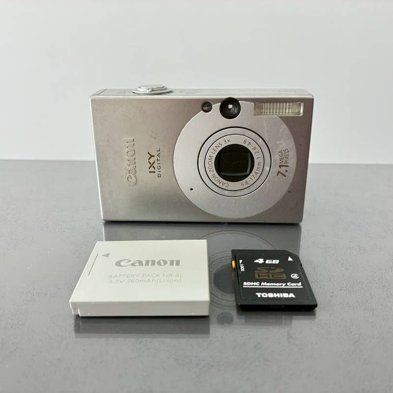 動作品】 Canon IXY DIGITAL 10 PC1228 Silver キャノン イクシー