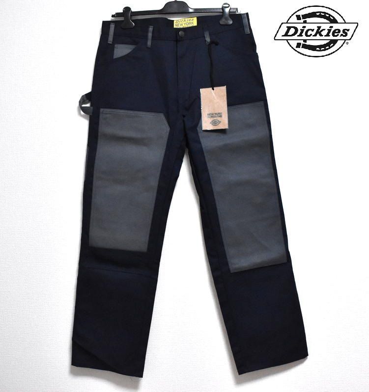 新品 new york sunshine x dickies ダブルニーパンツ 34×32 サイン